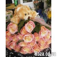 25 peach roses - Photo 1