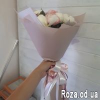Букет белых пионов - Фото 1