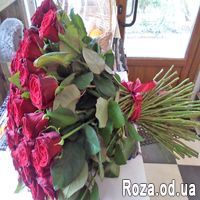 101 красная роза 60 см - Фото 1