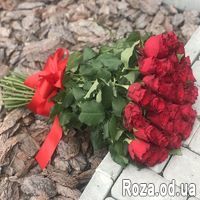 31 красная импортная роза - Фото 1
