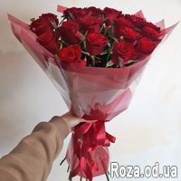 25 красных роз - Фото 3