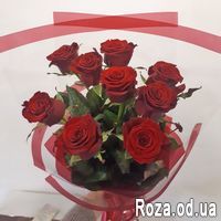 9 роз и Raffaello - Фото 2