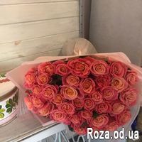 Букет из 35 роз Мисс Пигги - Фото 1