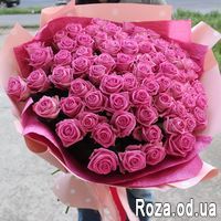 101 pink roses Odessa - Фото 1