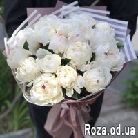 17 белых пионов - Фото 1