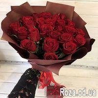 25 красных роз - Фото 6