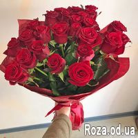 25 красных роз - Фото 5