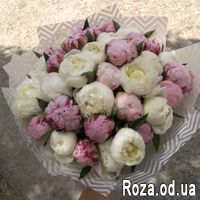 Букет из 21 пионов - Фото 1