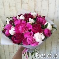 Букет из 21 пионов - Фото 2
