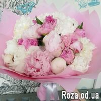 Букет из 21 пионов - Фото 4