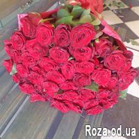 Букет из 51 красной розы - Фото 1