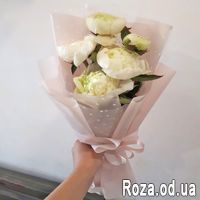 Мини букет пионов - Фото 1