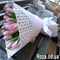 Нежный букет тюльпанов - Фото 1