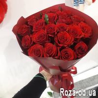 Букет из 21 красной розы - Фото 6