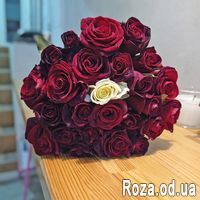 Букет из 25 роз - Жемчужина - Фото 2