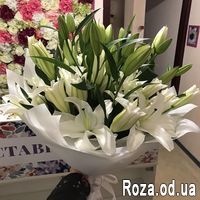 Букет из белых лилий - Фото 1
