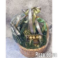 Подарочная корзина с Ferrero Rocher к Рождеству - Фото 1