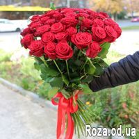 Букет из 45 красных роз - Фото 3