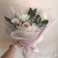 Мини букет пионов - Фото 3