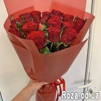 15 красных роз - Фото 9