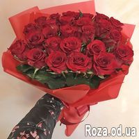 25 красных роз - Фото 8