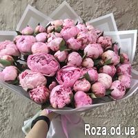 Bouquet of 51 peonies - Photo 1