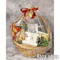 Подарочная новогодняя корзина Ferrero Rocher и Raffaello - Фото 1