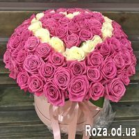 Сердце из 101 розы в коробке - Фото 1
