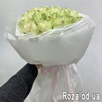 15 импортных белых роз - Фото 1