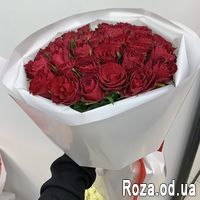 33 красные розы - Фото 3
