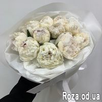 Букет белых пионов - Фото 2
