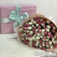 Шикарный букет тюльпанов - Фото 4