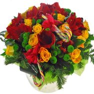 Шикарный новогодний букет