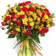 Букет из 45 кустовых роз