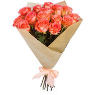 Букет из коралловых роз