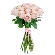 15 импортных розовых роз