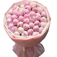 35 розовых пионов