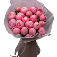 19 коралловых пионов