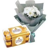 Мини букет на 8 марта с Ferrero