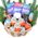 Новогодняя корзина с шоколадом Milka и Kinder 1