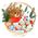 New Year's Gift Basket with Kinder and Teddy Bear