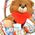 Gift Basket with Kinder and Teddy Bear 1