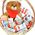 Gift Basket with Kinder and Teddy Bear 3