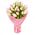 Delicate bouquet of tulips