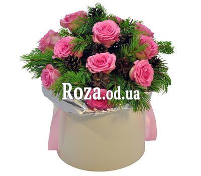 Букет на Новий рік в коробці
