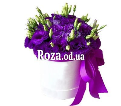 Эустомы в коробке
