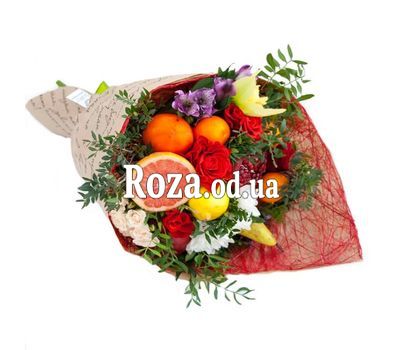 Букет из фруктов с гранатом