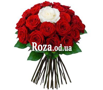 Букет из 25 роз - Жемчужина
