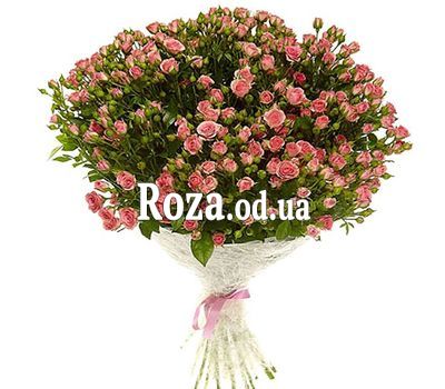 Bouquet of 51 bush roses
