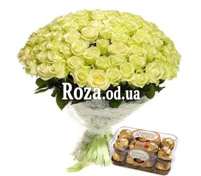 101 white roses